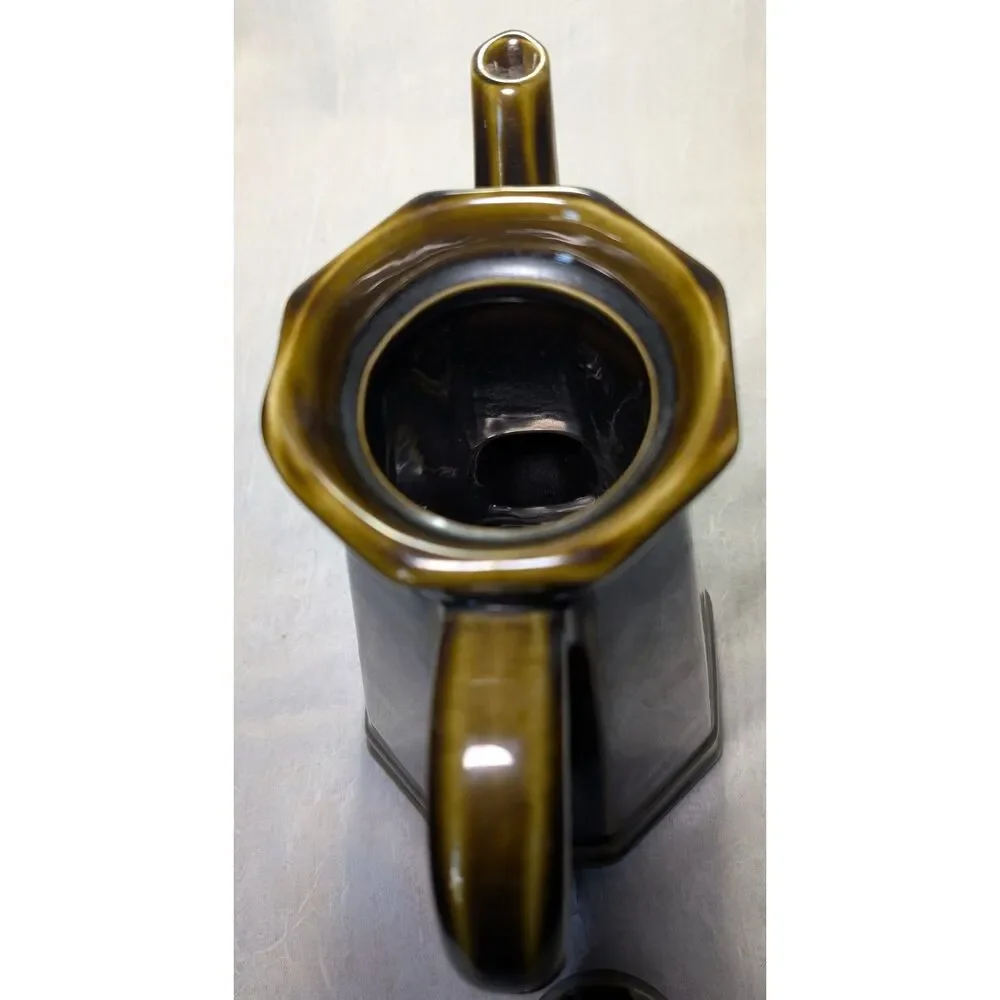 Vintage 1970s Pfaltzgraff Heritage Green Coffee Tea Carafe Boho Kitchen